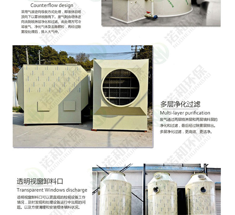 PP環(huán)保廢氣洗滌處理塔