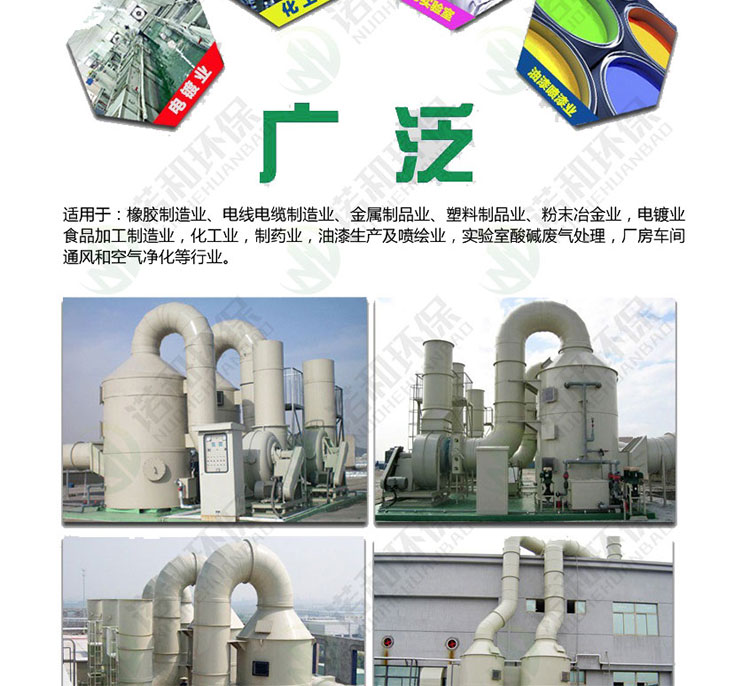 PP環(huán)保廢氣洗滌處理塔