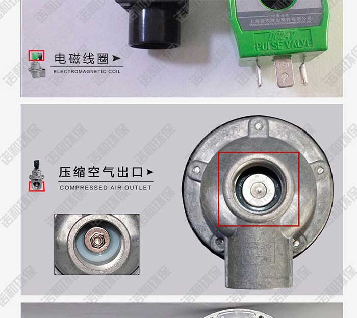 直角式電磁脈沖閥